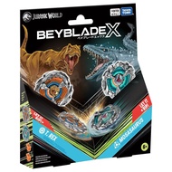Takara Tomy Beyblade X BX-00 侏羅紀世界 暴龍滄龍 新手套裝 | Takara Tomy Beyblade X BX-00 Jurassic World T-Rex Mos