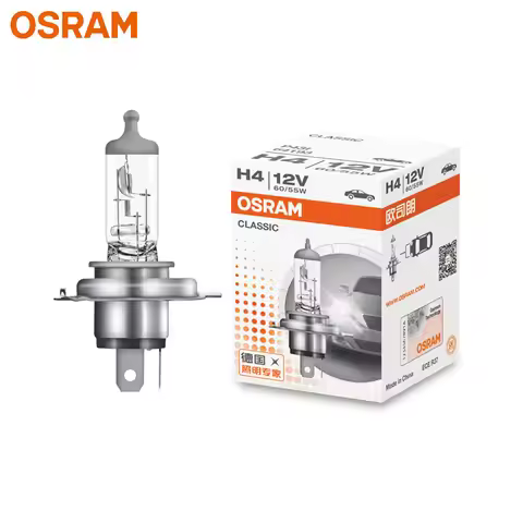 OSRAM H4 9003 Original Standard Auto Headlight Replacement Car Hi/lo Beam OEM Quality Lamp 12V 60/55