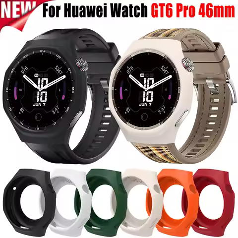 Soft Silicone Case for Huawei Watch GT6 Pro 46mm Anti Collision Protective Shell for Huawei Watch GT