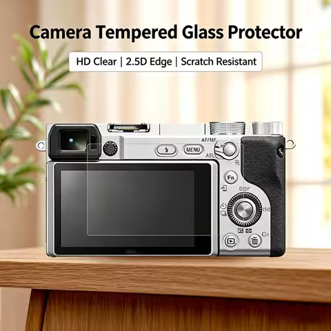 High‑Aluminum Glass Tempered Film Glass Screen Protector for Sony A7C II A7CII A7 IV V A7R V A6400 Z