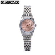 Giordano Classic All Stainless Steel Water Resistant Date Display Women Watch RX5307SS-WOMEN