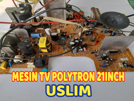 MESIN TV POLYTRON USLIM 21 INCH TABUNG (UNTUK DIPERBAIKI)