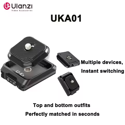 Original Ulanzi Uka01 Quick Mount Kit Camera Quick Plate Stabilizer Tripod Quick Release Base
