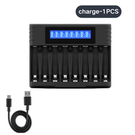 PUANTES AA/AAA USB 8-slot charger matched with 1.2V AA/AANi MH/ni cni MH/ni CD rechargeable battery