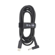 20V 5A USB Type-C PD to 4.0x1.35mm DC Jack 100W Adapter Charging Cable 1.8m for Laptop Asus Vivo 15 