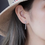 藍托帕石925純銀流蘇耳環