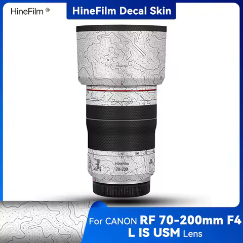 Hinefilm Skin for Canon RF70-200 F4 Lens Decal Skin 70200 Wrap Cover for Canon RF70-200mm F4 L IS US