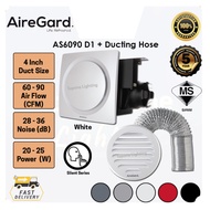 Airegard AS6090 D1 - 4" Exhaust Fan Ventilator [Silent Series] Round Panel Cover /Air Ventilation Ex