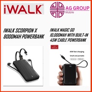 IWALK | SCORPION X 8000MAH POWERBANK | MAGIC GO 10000MAH CCC BUILT-IN 45W CABLE  POWERBANK