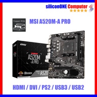MSI A520M-A PRO  AMD  AM4