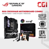Asus ROG Crosshair X870E Hero AM5 PCIe5.0 DDR5 WiFi7 Polymo Lighting II USB 4 Motherboard BUNDLE AMD