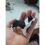 3D printed shepherd Dalmatian dog model