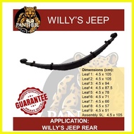 ♞,♘,♙Molye / Leaf Spring Assembly for Willy's Jeep Rear (MATIBAY)