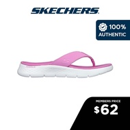 Skechers Women On-The-GO GOwalk Flex Endless Summer Sandals - 141402-PNK Contoured Goga Mat Footbed
