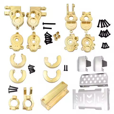 Yikong YK4106 YK4107 Brass Front Axle Steering Knuckle Rear Wheel Seat C Hub Counterweight Block Arm