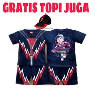 Boboiboy GALAXY Children's Clothes Set Free Hat/BOBOIBOY Clothes Costume/BOBOIBOY GALAXY Hat Childre