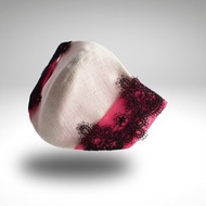 PSNY 2way/蕾絲/黑/粉紅口罩罩結合無紡布口罩2W16