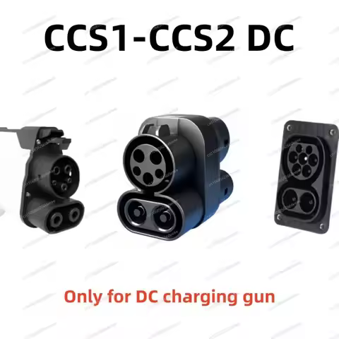 CCS1 to CCS2 EV Fast Charging Adapter 1000V 250A AC DC & Type 1 to Type 2 EV Charger Connector Adapt