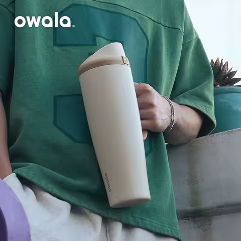 Owala FreeSip Tumbler Stainless Steel Water Bottle 40 oz Triple-Layer Insulation | Leak-Proof Lid wi