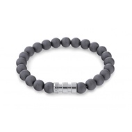 Calvin Klein Round Beaded Grey Men's Bracelet