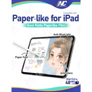 PREMIUM For iPad Pro 12.9/11, Air 5/4, mini 6/5/4, iPad 10th/9th/8th/7th/6th/5th - PaperLike Screen Protector