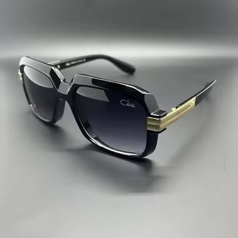 Original CAZAL Sunglasses 607 UV400 Gradient Square Shades For Men Women Designer Brand