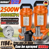 Submersible Water Pump 2500W 220V/2HP High Lift Booster Pump Jet Sewage Pump Cutting Type Water Pump