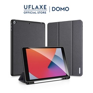 UFLAXE DOMO เคสโฟลิโออัจฉริยะกันกระแทกสำหรับ Apple iPad (รุ่นที่ 7 / 8 / 9 / 10) / iPad 7 / iPad 8 /