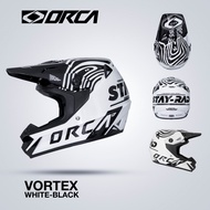 Ksr ONEONENINE - ORCA VORTEX WHITE BLACK HELMET