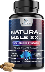 ▶$1 Shop Coupon◀  Natural Male XXL Energy &amp; Endurance plement for Men with L Arginine, Tongkat Ali,