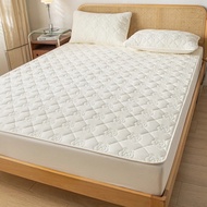 ยางยืดถั่วเหลืองผ้าปูเตียงเย็บมุมหนาผ้าปูที่นอนกันน้ำผ้าคลุมเตียงฝาครอบป้องกันผ้าคลุมฟูก180*200 200*200 G.1
