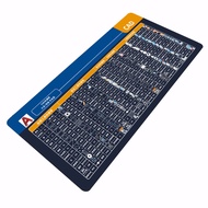 CAD Shortcut Keyboard Mouse Pad cad Shortcut Keys Daquan Thickened CAD Daquan Wristband Small Size D