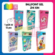 1 PACK (12 PCS) ZHI XIN GEL BALLPOINT ZHI XIN BALLPEN/ GEL PEN/