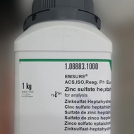 Zinc Sulfate Heptahydrate ZnSO4 Merck 108883 / Zink sulfat Merck 1kg Merck 1.08883.1000 zinc sulfate