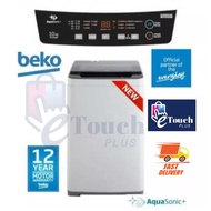 Beko Top Load Fully Auto Washing Machines - Black Tempered Glass Lid