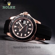 Rolex Watch For Men Women Automatic Original Pawnable Waterproof Rolex  Submariner Rubber Strap Gold