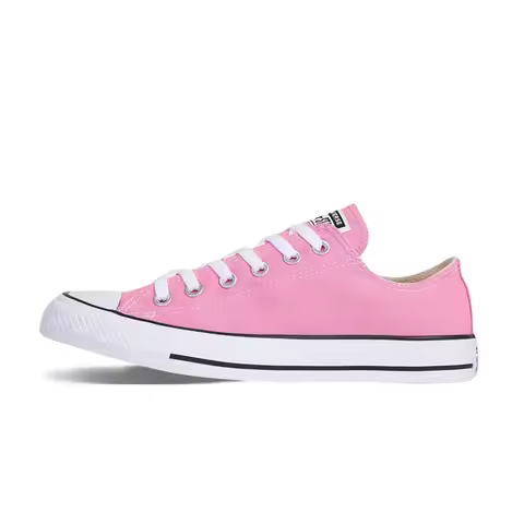 Converse Chuck Taylor All Star Unisex Low-Top Canvas Sneakers – Pink/White, Fashionable Design, Comf
