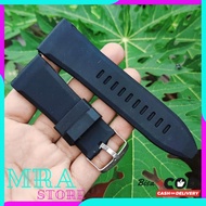 Universal Black 28mm 30mm Rubber Watch Strap