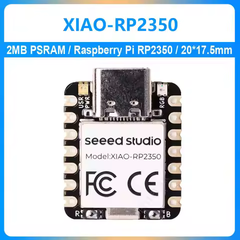 XIAO RP2350 Arm Cortex-M33 and Hazard3 RISC-V RAM 2MB PSRAM 520kB SRAM Based on Raspberry Pi Pico 2 