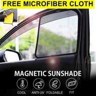 Land Rover Discovery 3rd Gen L462 2017 onwards (Plastic Frame) Magnetic Car sunshades/Carshade/Winds