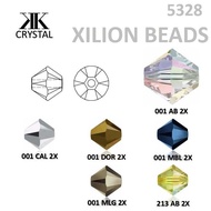 SW 5328 Bicone BEADS, 001 AB 2X - 362 AB 2X
