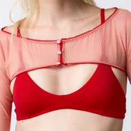 APRILPOOLDAY CLAIRE SLEEVE SHRUG