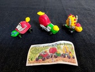 [絕版/全套] 車仔系列 - 1994年 德國版 Kinder Surprise 健達出奇蛋玩具 - 動物賽車手 #vintage#Kinder Toy#90s#經典#中古#食玩