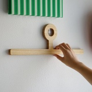 白蠟木磁性木夾組|海報夾|掛夾|衣架|原木晾畫夾|大號