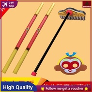 [in stock] Sponge Golden Cudgel Journey to the West Weapon Children's Toy Eight-Character Nail Rake 