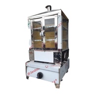 ✆△☽BEST FOR SIOMAI, SIOPAO BUSINESS 3 LAYER GAS TYPE STEAMER WITH FREE TONG