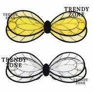 TRENDYZONE Bee Wings, Bee Lightweight Fairy Wings, Fairy Costume Black Yellow Costume Wings Cosplay 