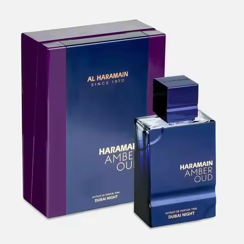 Al Haramain Amber Oud Dubai Night EDP 100ML Unisex, Luxurious Arabian Scent with Bergamot & Tonka Be