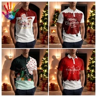2026 New Christmas themed Fashion Polo shirt Clothing Unisex Christmas T-Shirt Christmas Holiday T-S