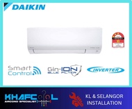 AIRCOND DAIKIN 1.0 HP - 2.5 HP R32 INVERTER WALL MOUNTED FTKF-B SERIES